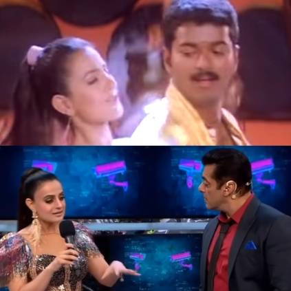 Vijay's Puthiya Geethai actress Ameesha Patel to be malkin of Bigg Boss Hindi Vijay's Puthiya Geethai actress Ameesha Patel to be malkin of Bigg Boss Hindi