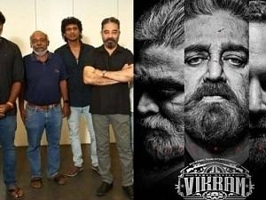 Wow! Two acting talents in one frame!! Kamal Haasan's Vikram BTS image breaks the internet; fans go gaga