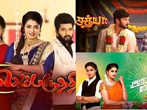 Semma News - Totally fresh episodes of Sembaruthi, Sathya, Rettai Roja and 6 more shows to be telecasted from this date!